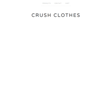 Tablet Screenshot of crushclothes.com